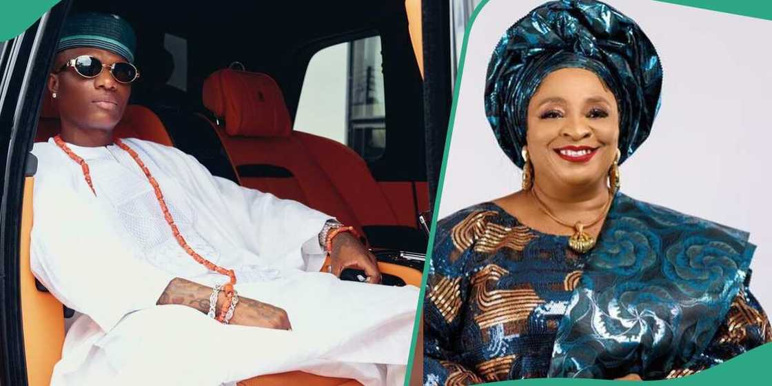 Wizkid remembers late mum on Mother's Day.