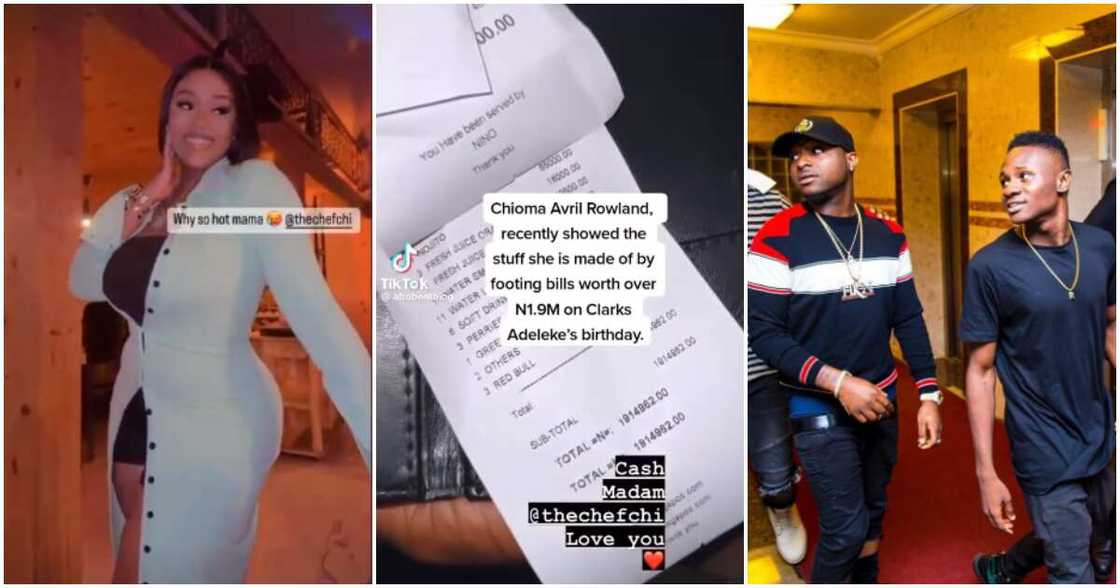 Chioma foots N1.9m bill at Davido's cousin's birthday. Chioma foots N1.9m bill at Davido's cousin's birthday.