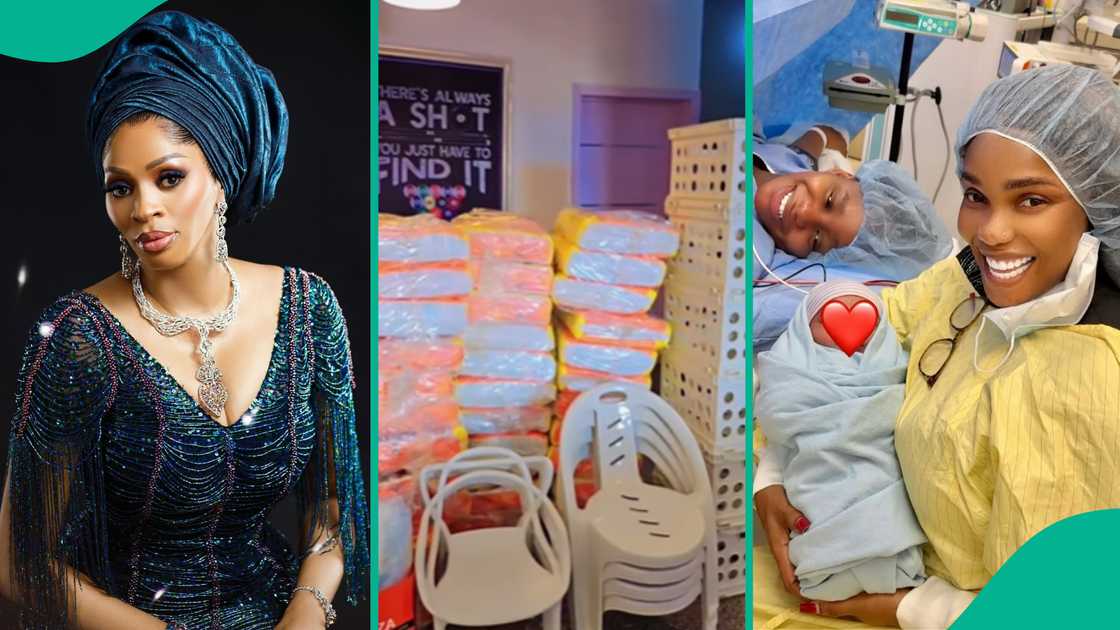 Shade Okoya gifts Priscilla Ojo and Toke Makinwa for their babies. Shade Okoya gifts Priscilla Ojo and Toke Makinwa for their babies.