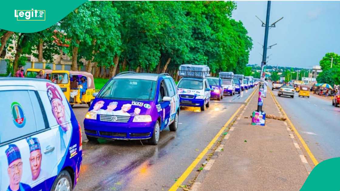 Motocin tallata shugaba Bola Ahmed Tinubu Motocin tallata shugaba Bola Ahmed Tinubu