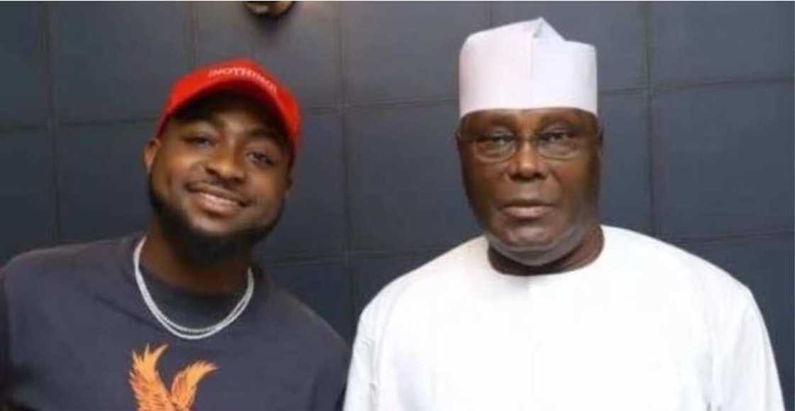Atiku Abubakar praises Davido Atiku Abubakar praises Davido