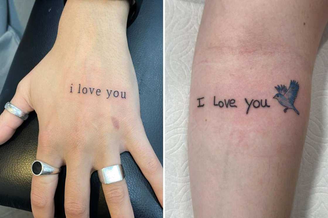 Mom and son matching tattoos Mom and son matching tattoos