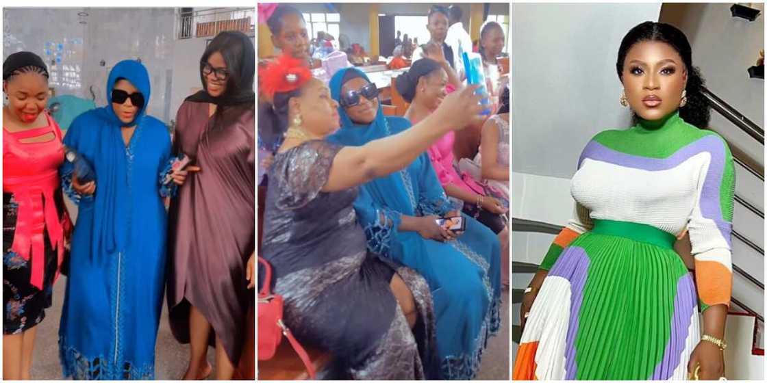 Destiny Etiko and church members Destiny Etiko and church members