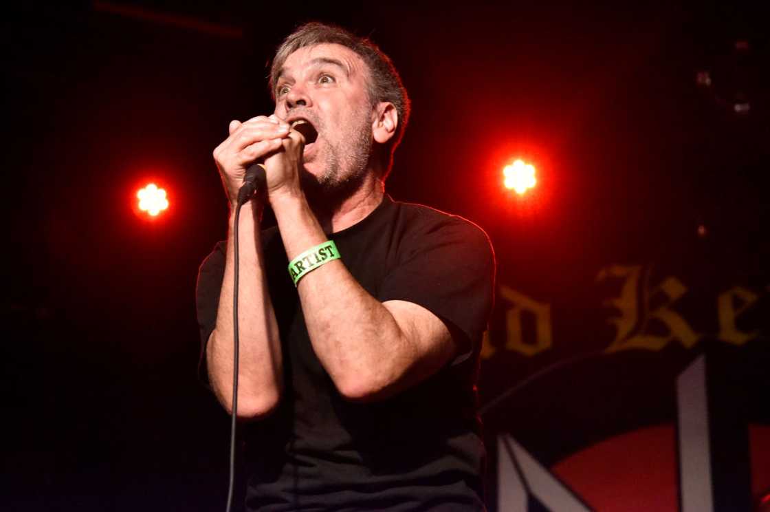 Ron Greer of Dead Kennedys performs on stage Ron Greer of Dead Kennedys performs on stage