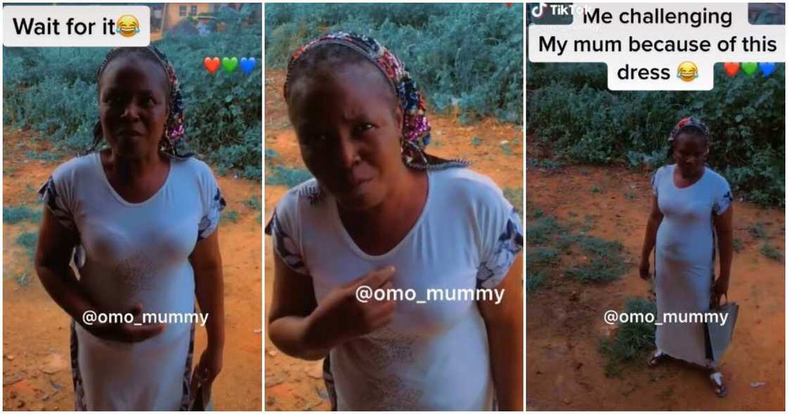 Nigerian mum and son, son scolds mum, dressing, son tackles mum over her dressing, funny mum and son video