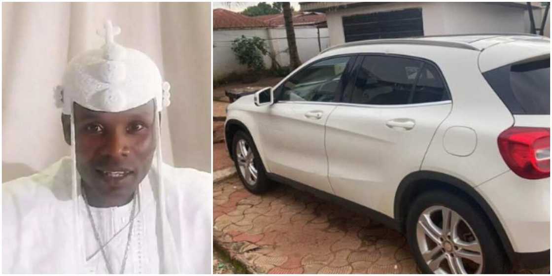 Oba Solomon buys car.