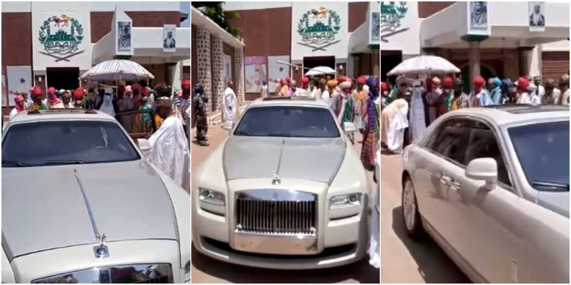 Abdul Samad Rabiu gifted Emir of Kano Rolls Royce