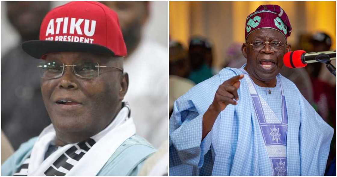 Senator Dino Melaye, Atiku Abubakar, Bola Tinubu, APC, PDP, 2023 election Senator Dino Melaye, Atiku Abubakar, Bola Tinubu, APC, PDP, 2023 election
