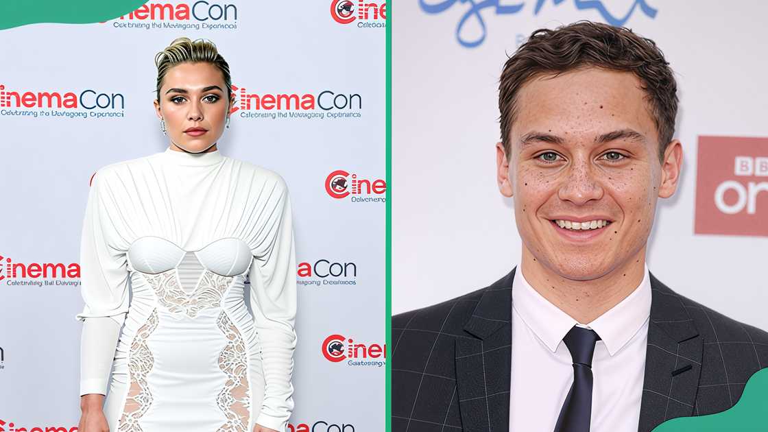 Florence Pugh at Caesars Palace in Las Vegas and Finn Cole at Birmingham Town Hall in England.