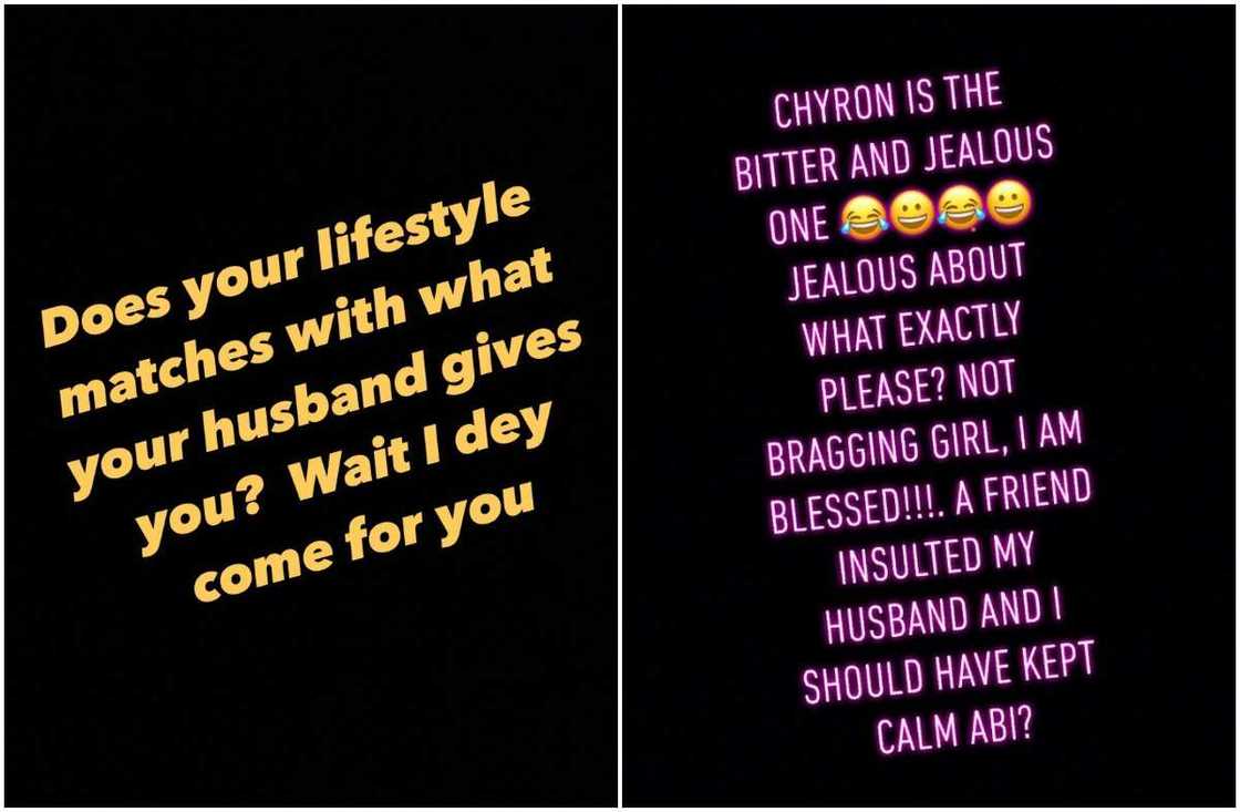 Footballers wives drag each other on IG Footballers wives drag each other on IG