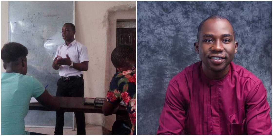 Young Nigerian man goes from being a broke secondary school teacher to earning 6 figures weekly after seeing the light Young Nigerian man goes from being a broke secondary school teacher to earning 6 figures weekly after seeing the light