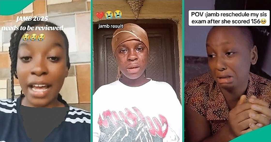 3 Nigerian students lament bitterly over low UTME 2025 scores, one cut her hair. 3 Nigerian students lament bitterly over low UTME 2025 scores, one cut her hair.
