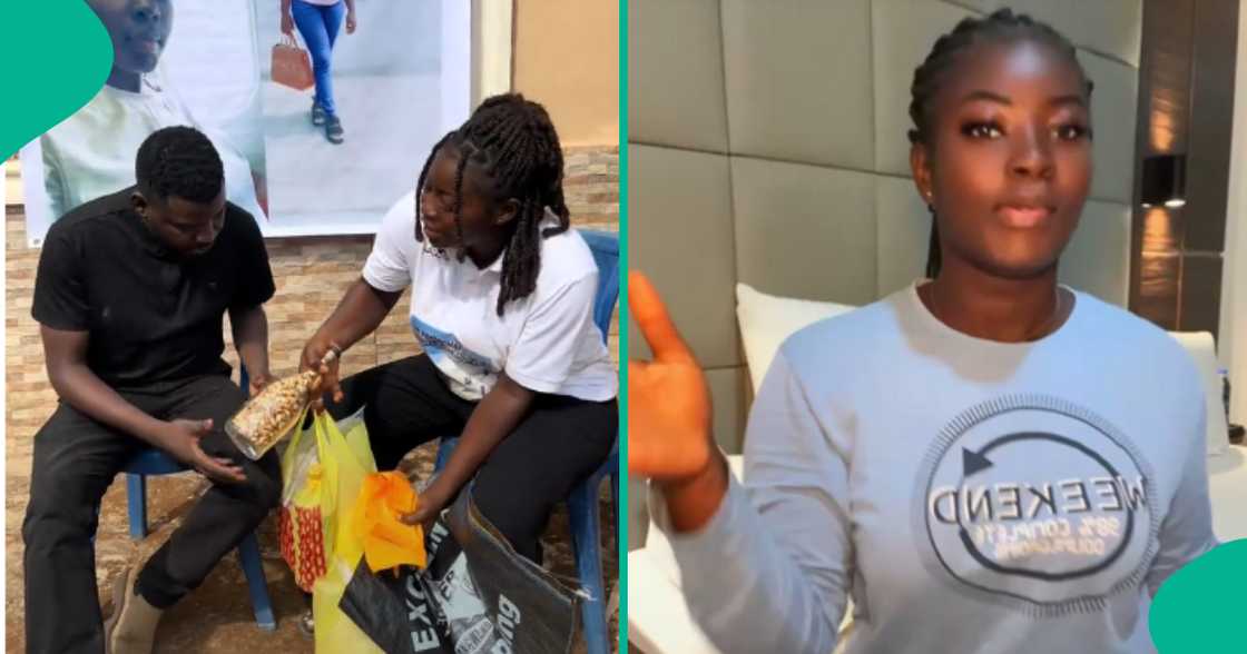 Lady shares what Air Peace gave her after visiting her for celebrating being first in her community to enter an aeroplane Lady shares what Air Peace gave her after visiting her for celebrating being first in her community to enter an aeroplane