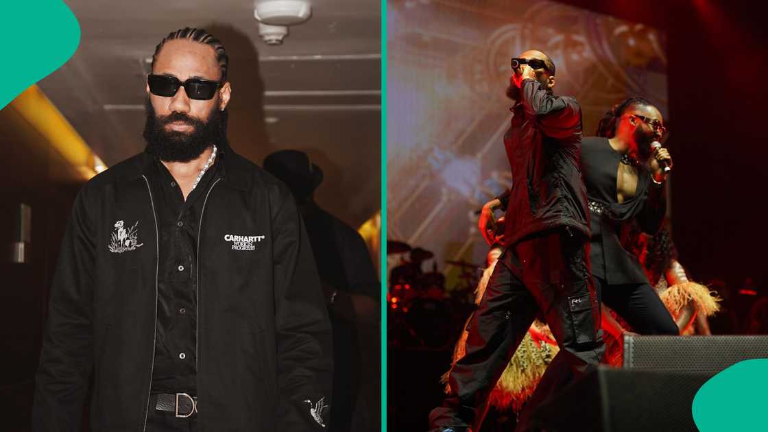 Clips of Phyno on stage with Flavour at OVO Arena Wembley Clips of Phyno on stage with Flavour at OVO Arena Wembley