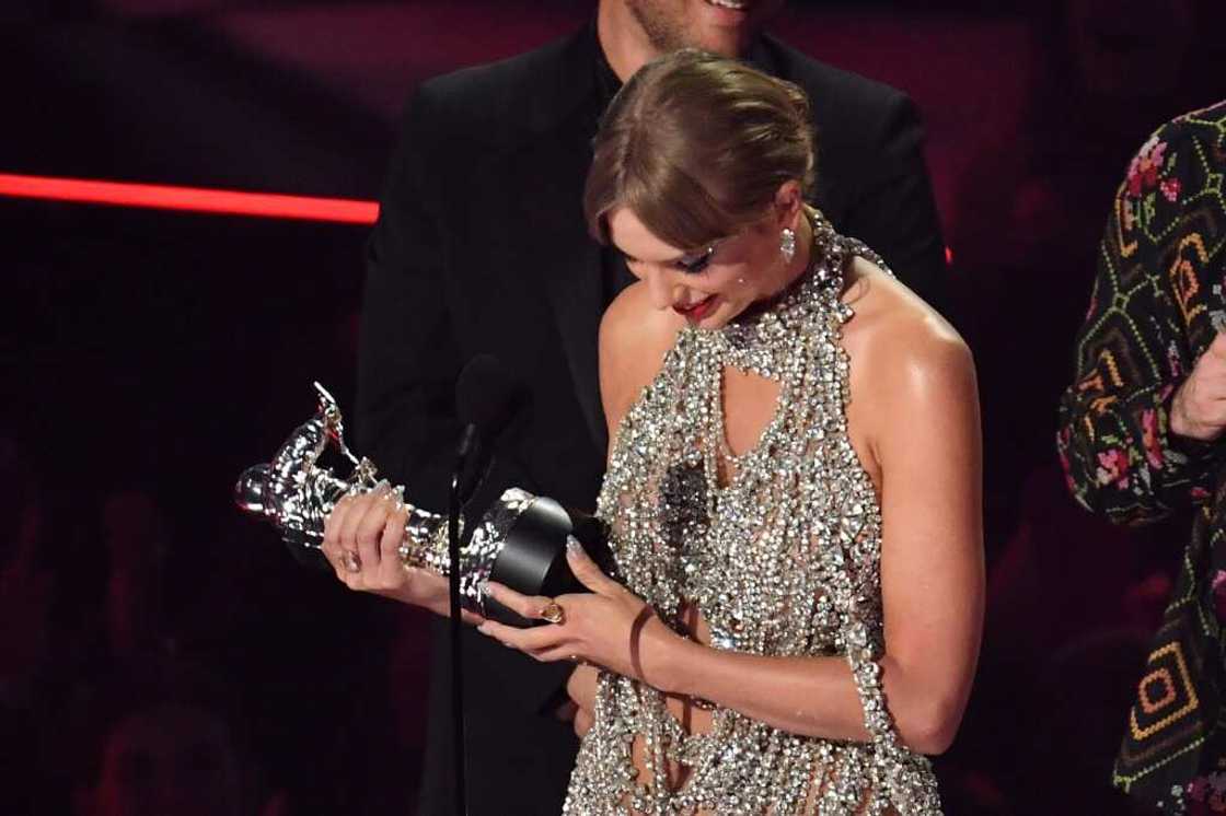 Taylor Swift was one of the 2022 VMA big winners, turning heads on the red carpet in a dress dripping with crystals, before winning the night's top prize of music video of the year for her 10-minute-long clip "All Too Well" Taylor Swift was one of the 2022 VMA big winners, turning heads on the red carpet in a dress dripping with crystals, before winning the night's top prize of music video of the year for her 10-minute-long clip "All Too Well"