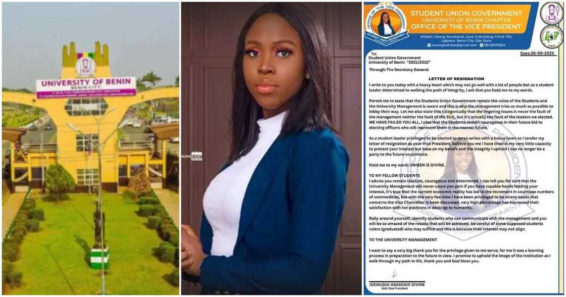 Idemudia Osasogie Divine, UNIBEN, SUG VP, resigns