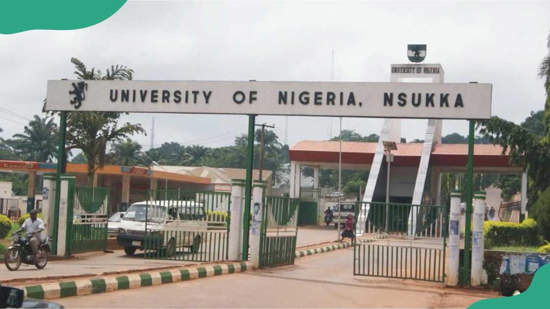 The main entrance gate of the University of Nigeria, Nsukka.