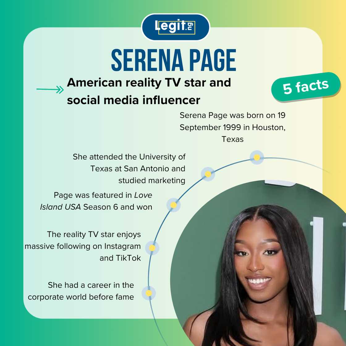 Five facts about Serena Page Five facts about Serena Page