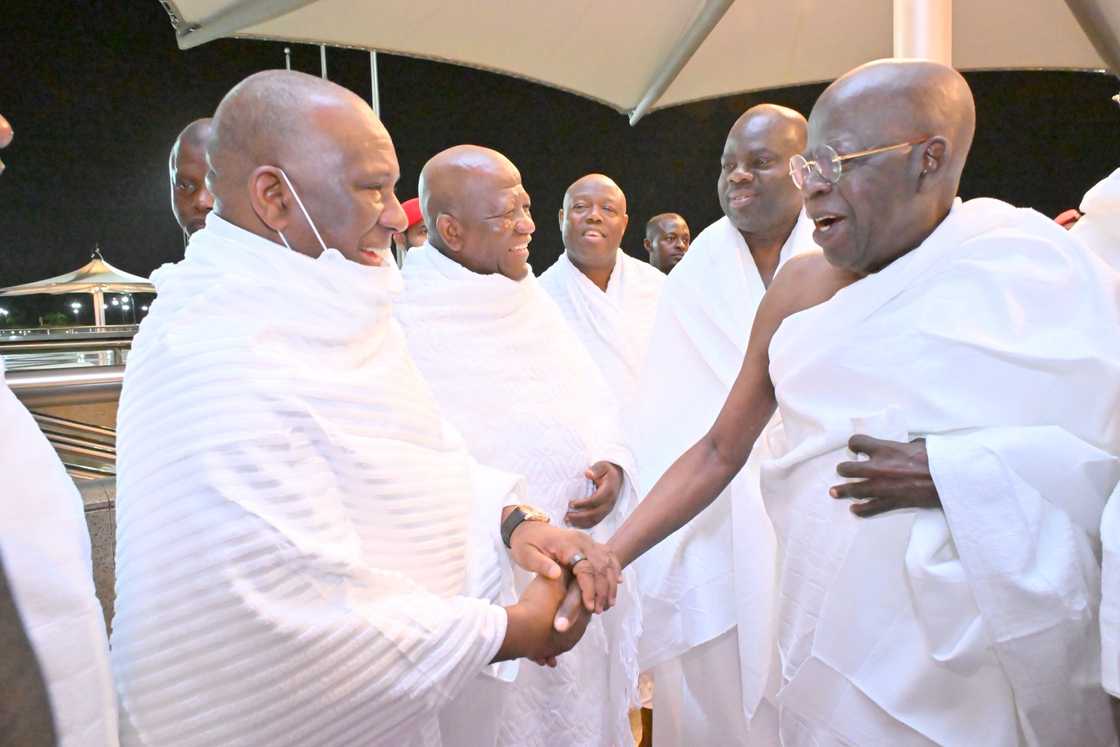 Tinubu ya gudanar da Umrah a Saudiyya