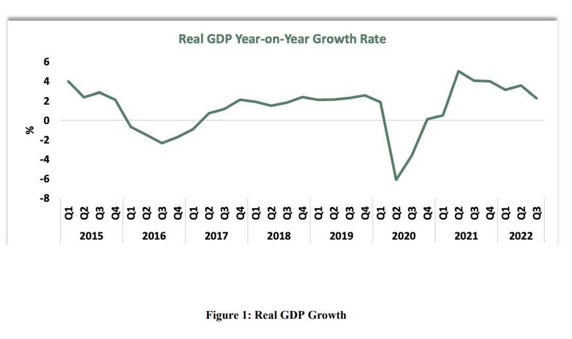 Nigeria's GDP growth falls