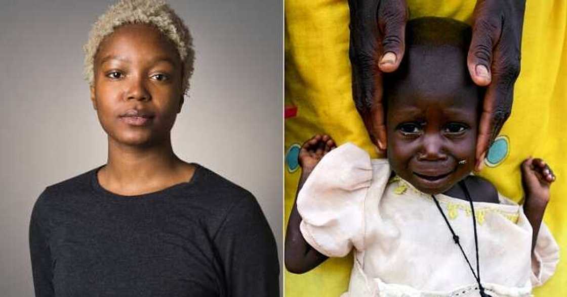 Couple in pain, abused little girl Couple in pain, abused little girl