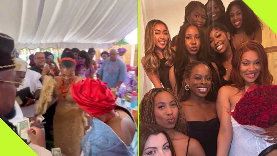 Alex Iwobi celebrates his sister Marie on her traditional wedding