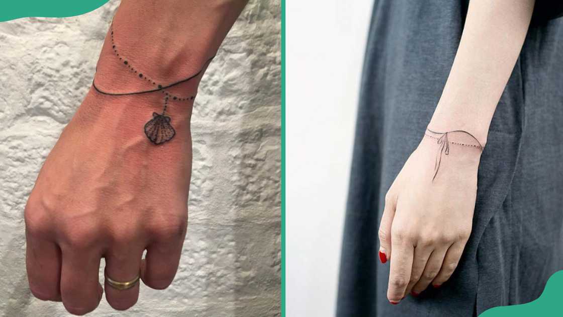 Double bracelet tattoos Double bracelet tattoos