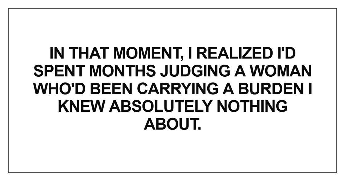 In that moment, I realized In that moment, I realized