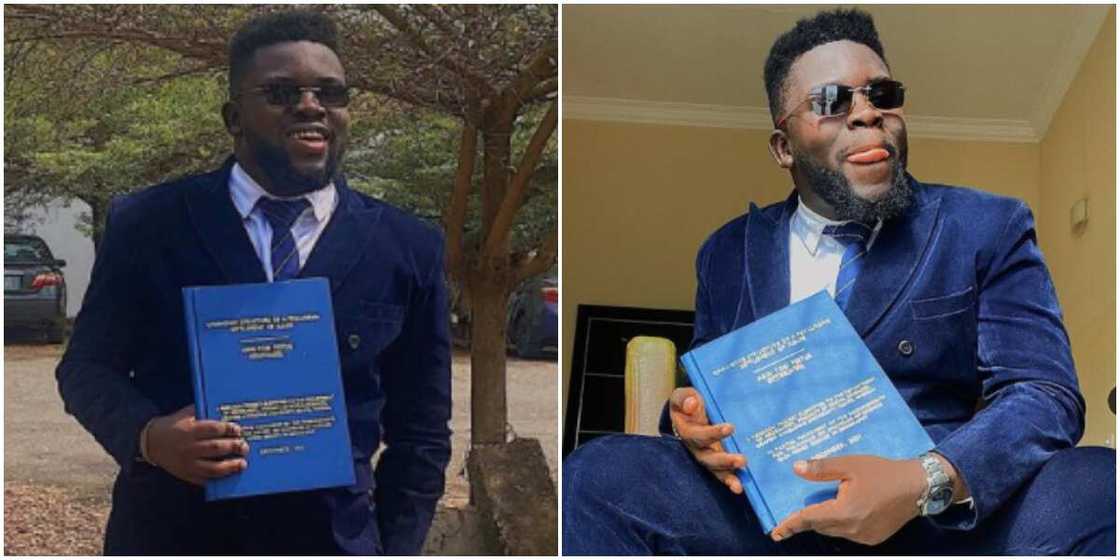 Folagade Banks graduates from university