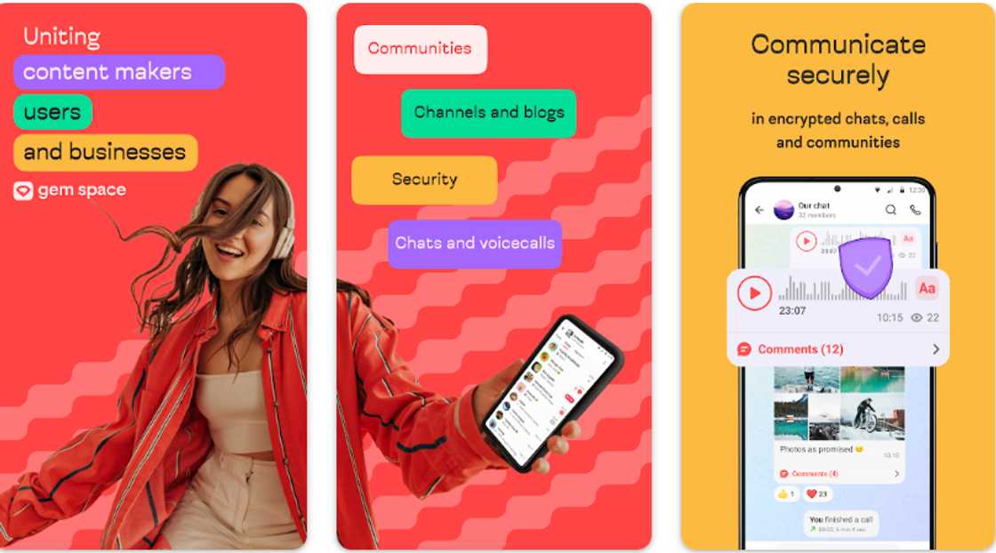 Main features of Game Space Main features of Game Space