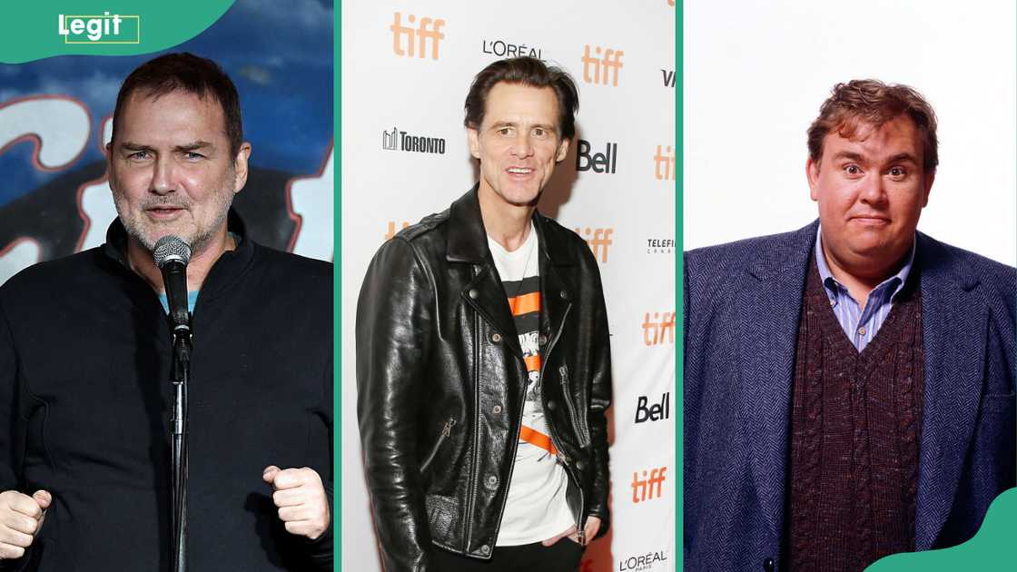 Norm Macdonald, Jim Carrey and John Candy