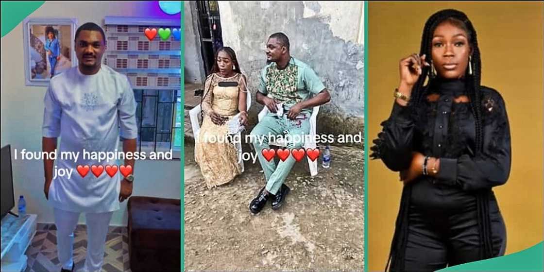 Nigerian man shows off newlywed wife