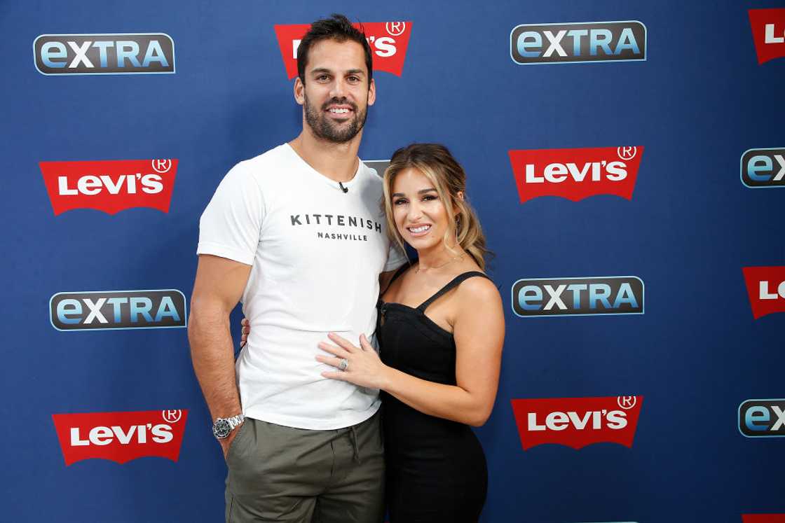 Eric Decker and Jessie James Decker at The Levi's Store Times Square in New York City Eric Decker and Jessie James Decker at The Levi's Store Times Square in New York City