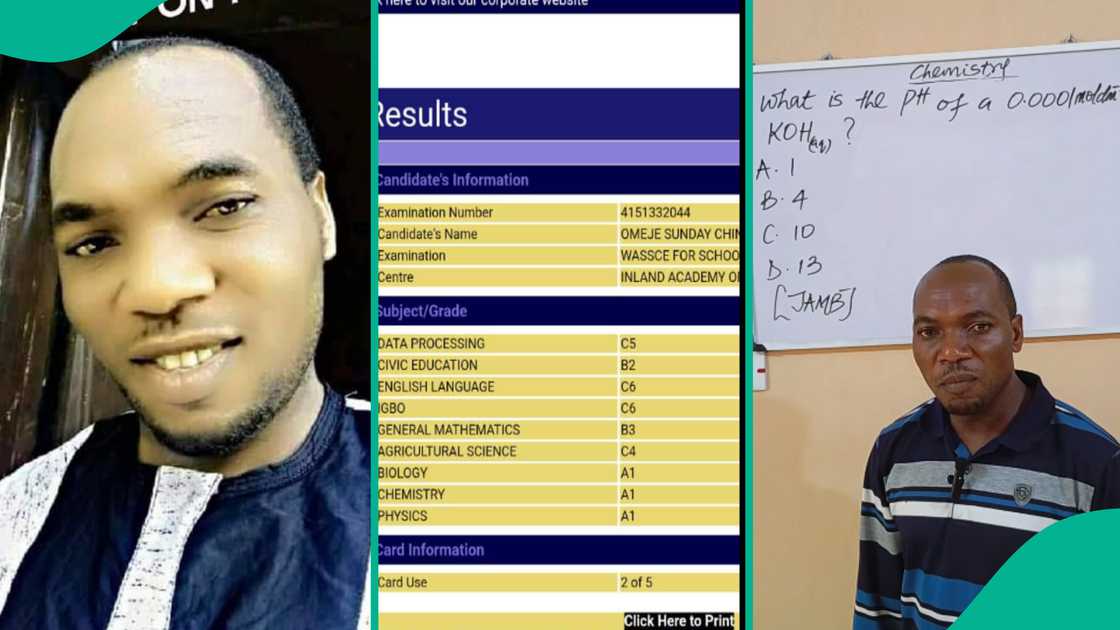 Teacher praises student who did well in 2025 WAEC. Teacher praises student who did well in 2025 WAEC.