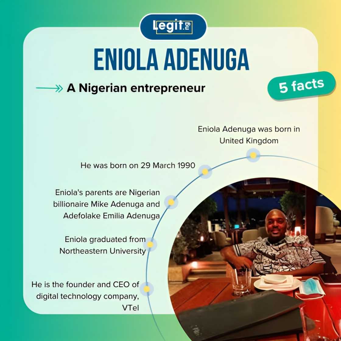Facts about Eniola Adenuga Facts about Eniola Adenuga