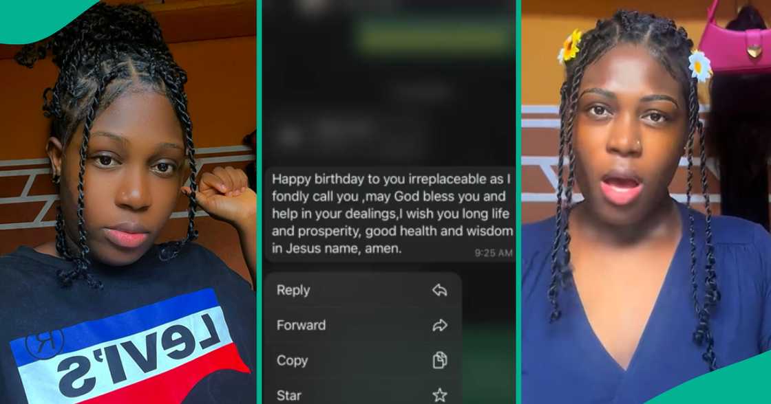 Lady displays message her ex-husband sent her 18 months after she quit their marriage Lady displays message her ex-husband sent her 18 months after she quit their marriage
