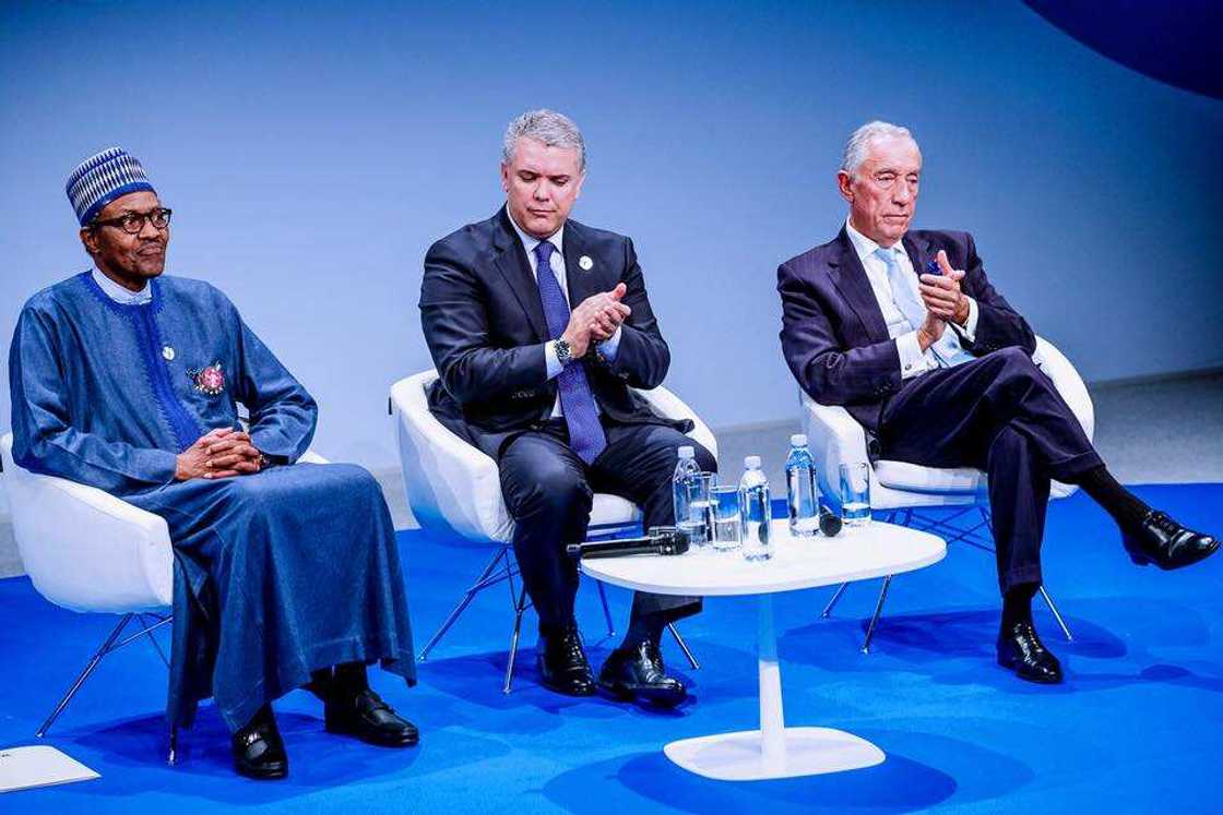 Buhari ya gabatar da jawabi a gaban shugabannin kasashen duniya 70, hotuna Buhari ya gabatar da jawabi a gaban shugabannin kasashen duniya 70, hotuna