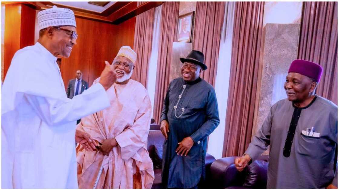 President Muhammadu Buhari/Goodluck Jonathan/Yakubu Gowon/Abdulsalami Abubakar/Naira Scarcity/Naira Redesign/2023 Election President Muhammadu Buhari/Goodluck Jonathan/Yakubu Gowon/Abdulsalami Abubakar/Naira Scarcity/Naira Redesign/2023 Election