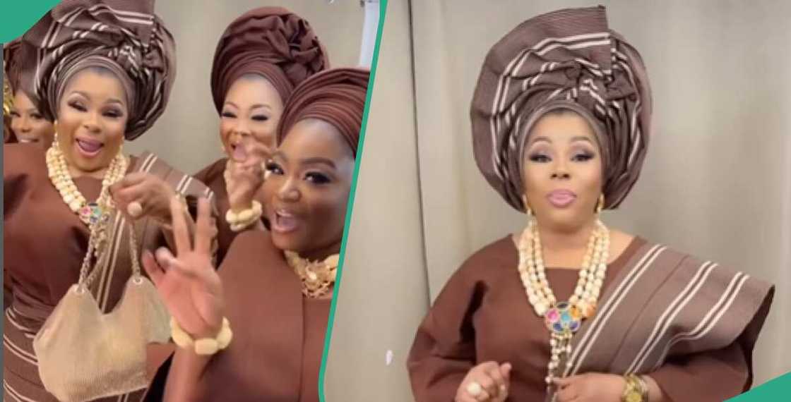 Grandma celebrates birthday in lovely attire Grandma celebrates birthday in lovely attire