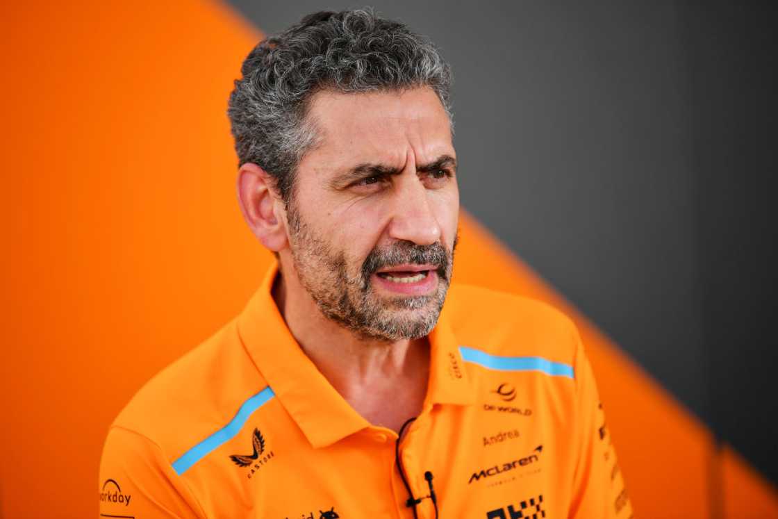 Andrea Stella in Baku, Azerbaijan. Andrea Stella in Baku, Azerbaijan.