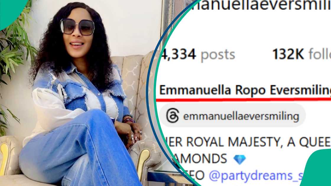 Emmanuella switches her name from KWAM 1's to her maiden name. Emmanuella switches her name from KWAM 1's to her maiden name.
