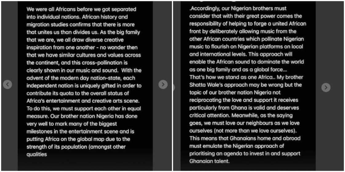 Stonebwoy, Shatta Wale and Nigerian musicians Stonebwoy, Shatta Wale and Nigerian musicians