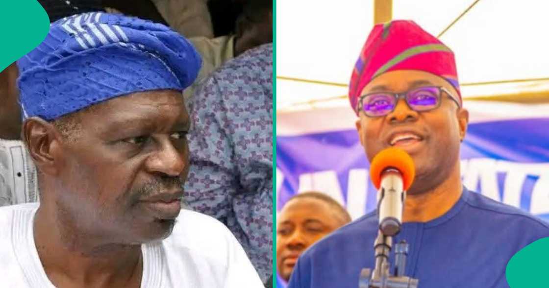 Cif Yekinni Adeojo da Gwamna Makinde. Cif Yekinni Adeojo da Gwamna Makinde.