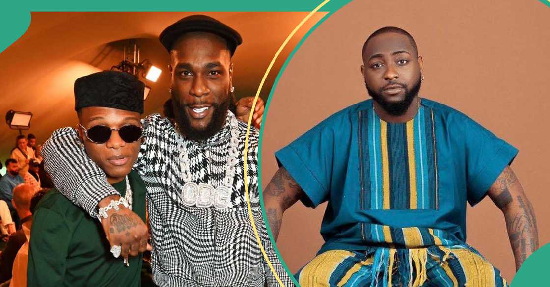 Wizkid and Burna Boy, Davido Wizkid and Burna Boy, Davido