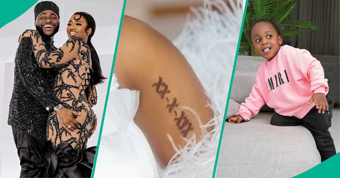 Lady speaks about the tattoo on the left arm of Davido's wife Chioma Lady speaks about the tattoo on the left arm of Davido's wife Chioma