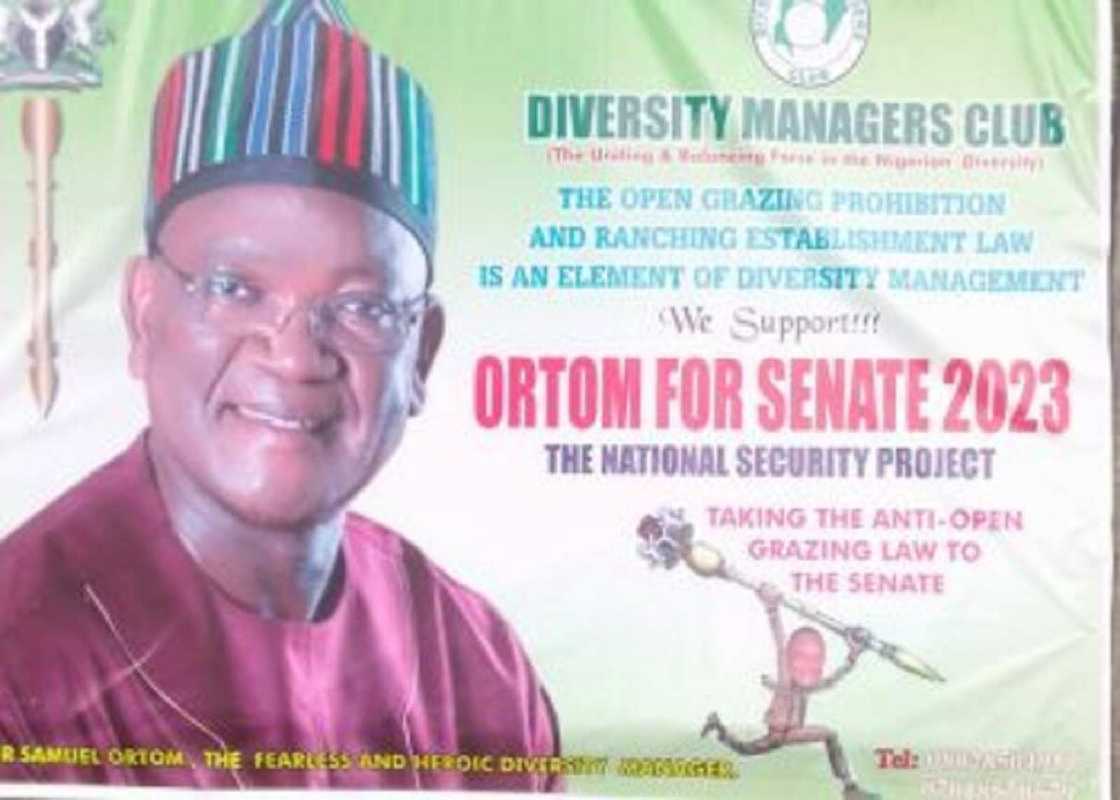 2023: Hotunan Neman Takarar Sanata na Gwamna Ortom Sun Mamaye Makurdi