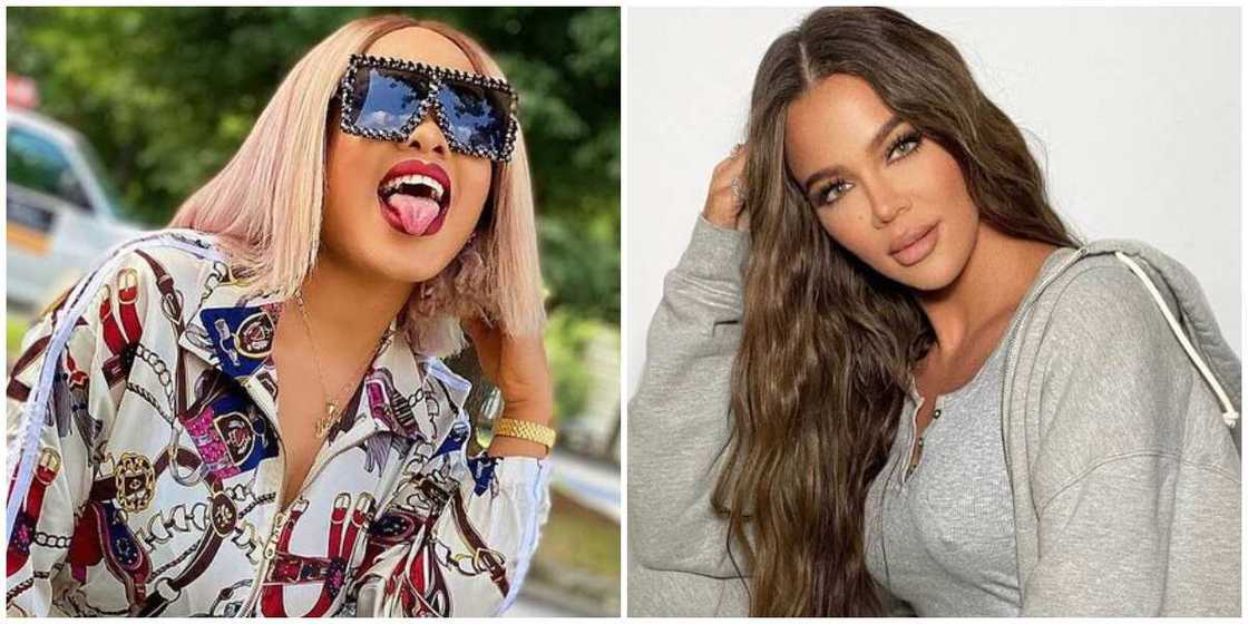 BBNaija Nina and Khloe Kardashian BBNaija Nina and Khloe Kardashian