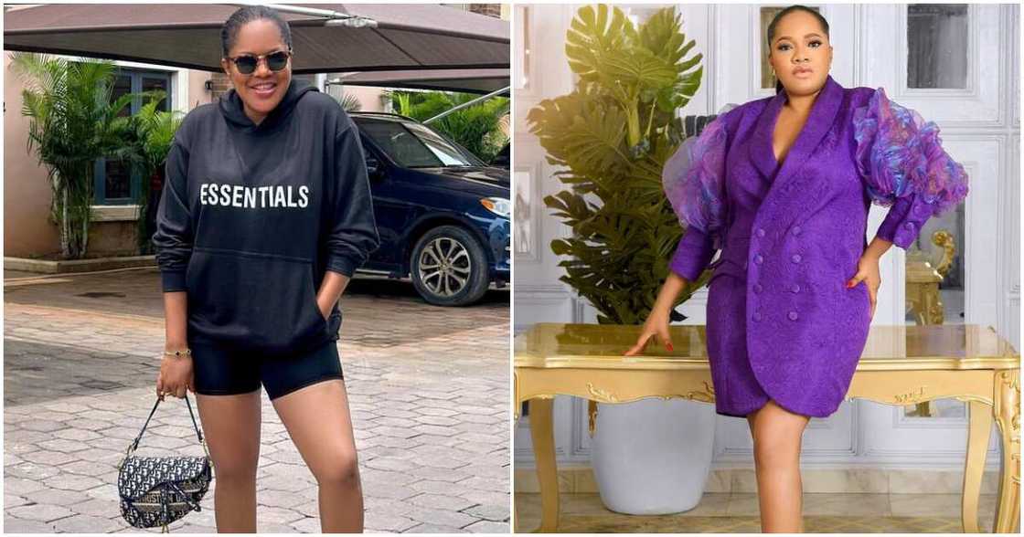 Toyin Abraham's first car. Toyin Abraham's first car.