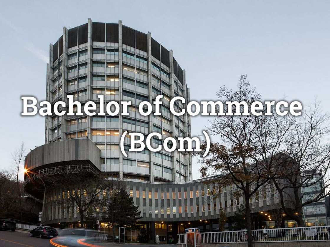 Bachelor of Commerce Bachelor of Commerce