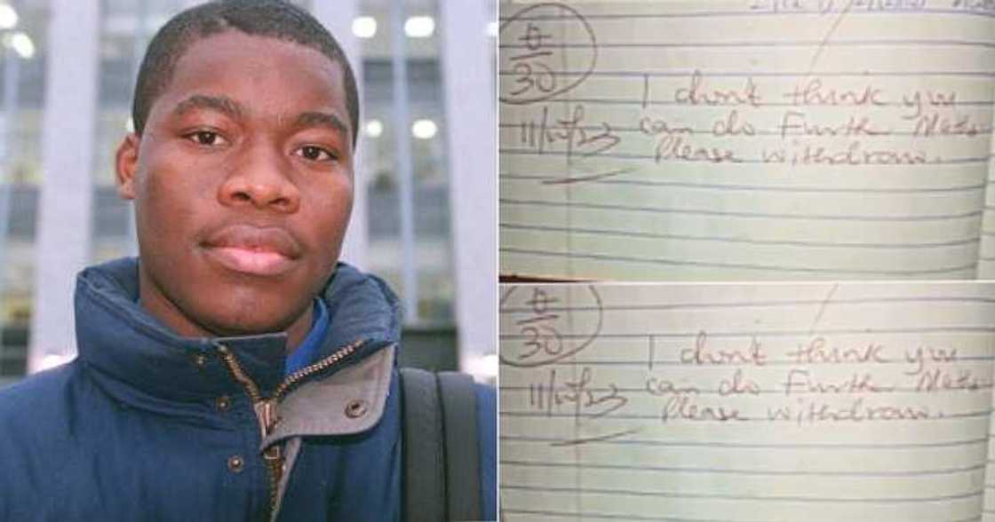 Further maths teacher advises student to withdraw over poor performance Further maths teacher advises student to withdraw over poor performance